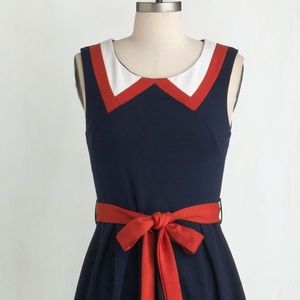 ModCloth Red, White, and Cute Dress