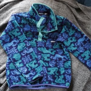 Women's Patterned Fleece Patagonia Pullover Small