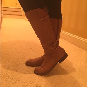 Naturalizer boots camel/light brown