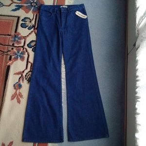 BRAND NEW DARK WASH ACNE FLARE JEANS