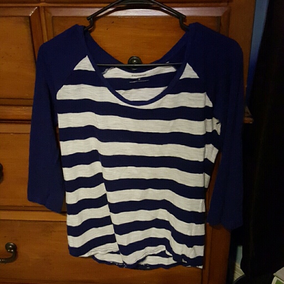 Blue striped shirt