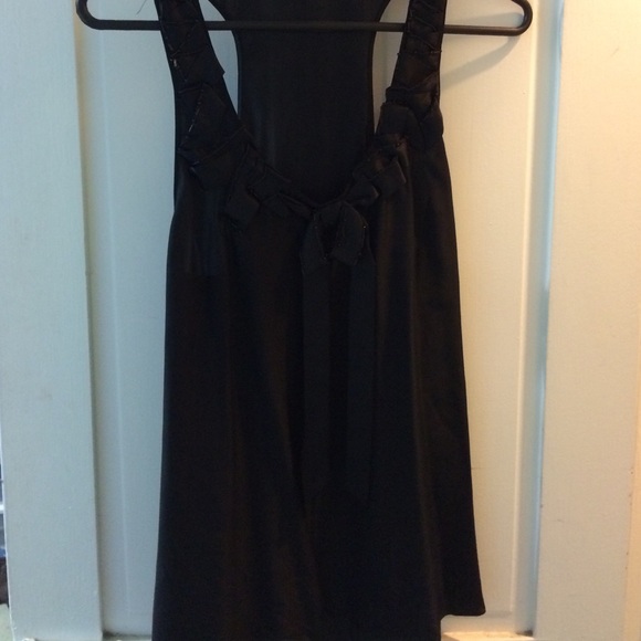 Black beaded tank top