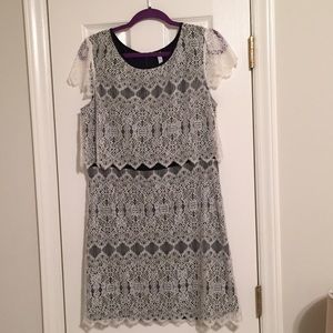 Beautiful white overlay lace dress