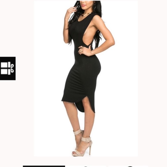 Side cutout dress