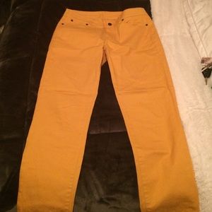 Mustard colored jeans