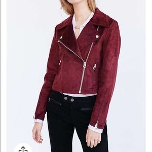 ❌LOWEST PRICE❌ NWOT Vegan Suede Biker Jacket