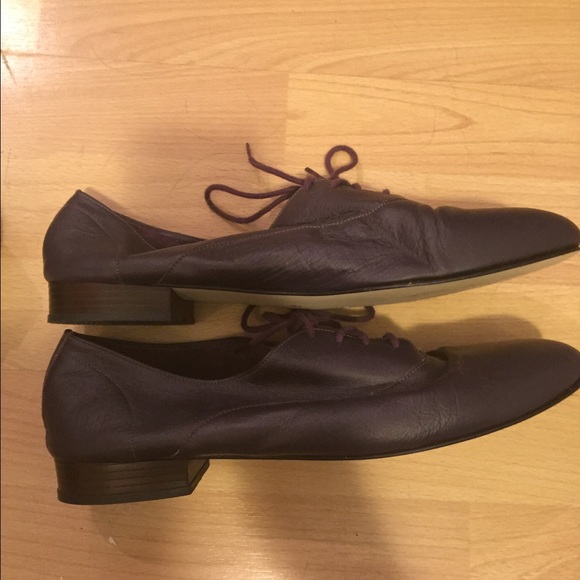 American Apparel Bobby Lace-Up Shoes - Purple