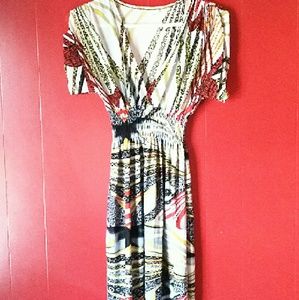 Size xlarge gathered empire waist dress