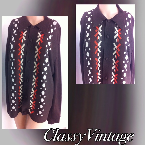 Vintage Sweaters - VINTAGE 70's cardigan.