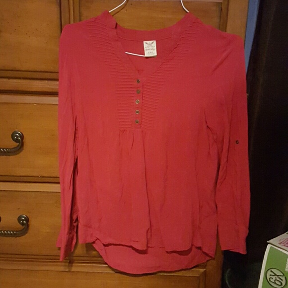 Red blouse