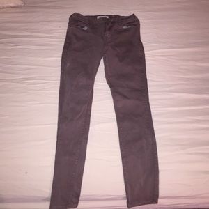 High waisted jeans