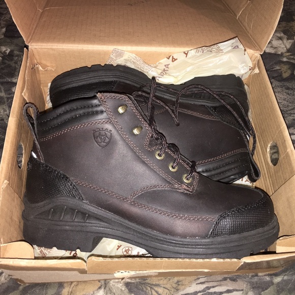 Ariat steel toe boots. New.