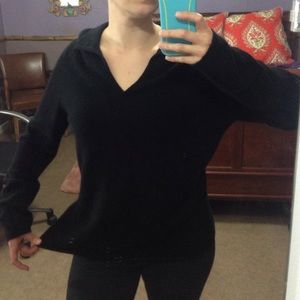 Charter club cashmere black longsleeve