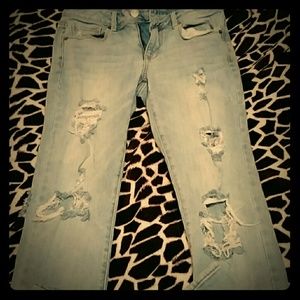 Brand new american eagle skinny , holy jeans