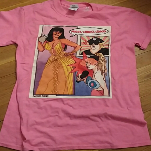 Miley whats guud tshirt unisex small