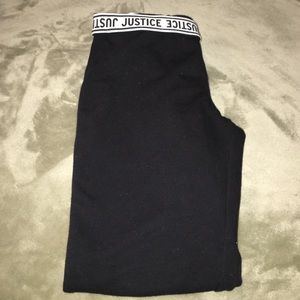 Justice cuff bottomed sweatpants