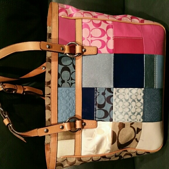 Coach Patchwork Tote - Multicolor