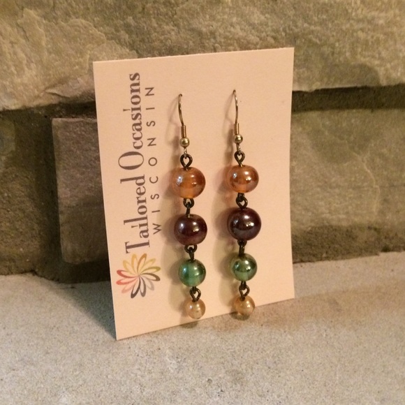 Pastel Glass Bubble Earrings