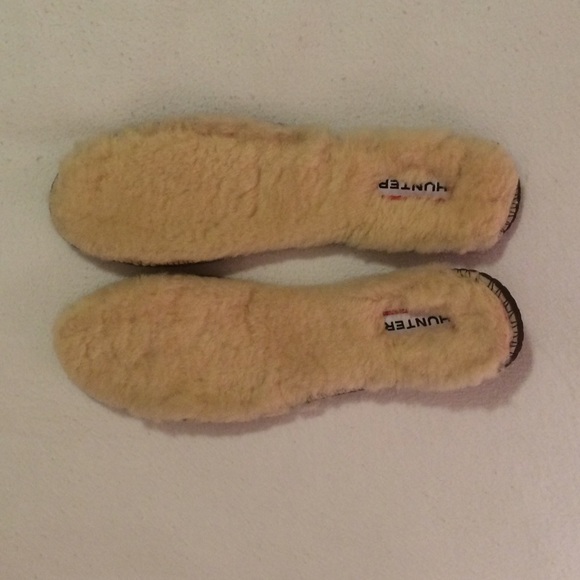 NWOT Hunter Boots Shearling Inserts