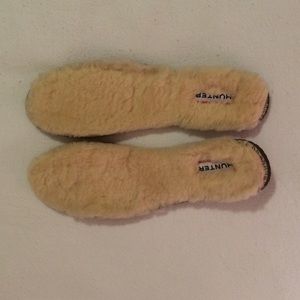 NWOT Hunter Boots Shearling Inserts