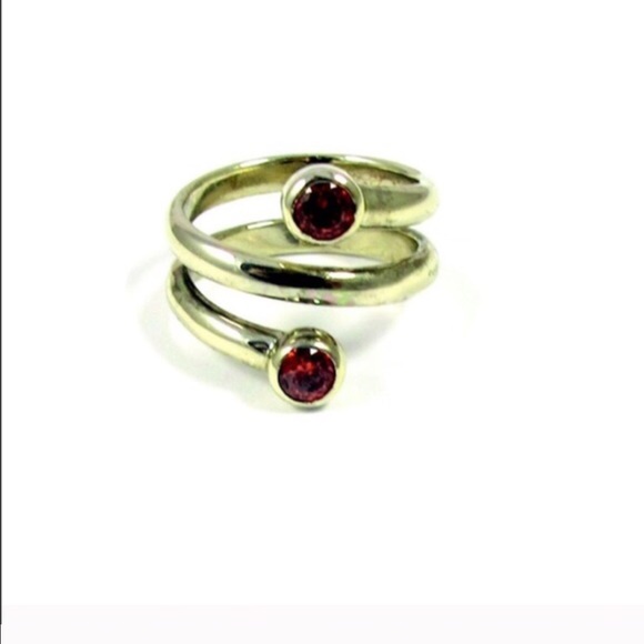 Hapi Midi ring Gold fire opal NEW by Sunahara