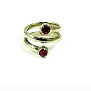 Hapi Midi ring Gold fire opal NEW by Sunahara