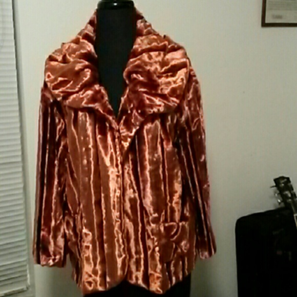 Faux fur coat