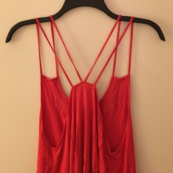 Pink Embroidered Tank π - Picture 4 of 4