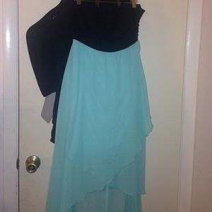 Teal formal dress