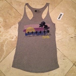 NWT!!! Roxy tank Palm tree sunset top