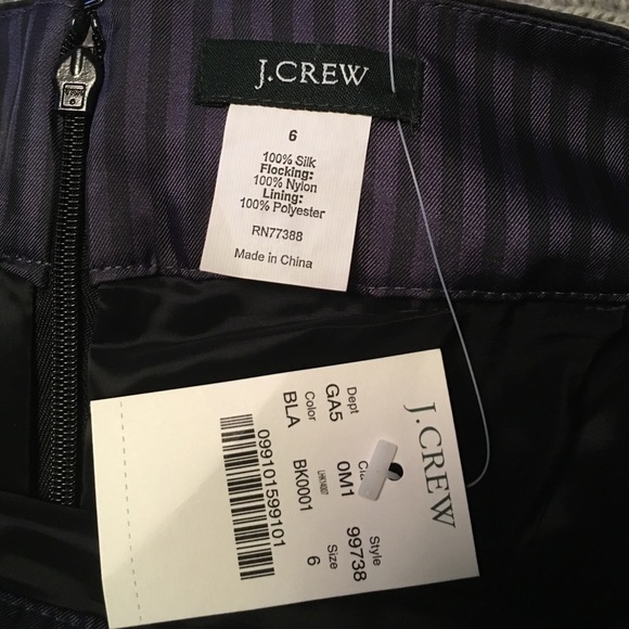 JCrew black polka dot pencil skirt - size 6 - Picture 3 of 3