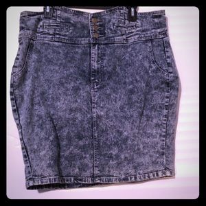 SOLD Denim high waist skirt forever 21 size 2X