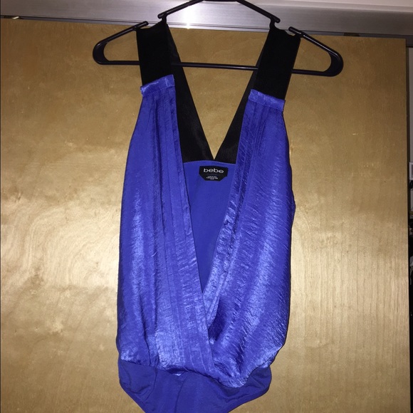 bebe Tops - Royal blue Bebe body suit