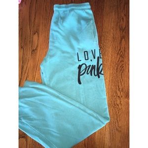 Teal blue VS Pink boyfriend sweats