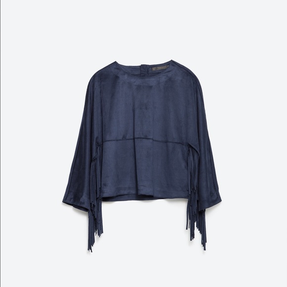 Zara Fringe Crop Top