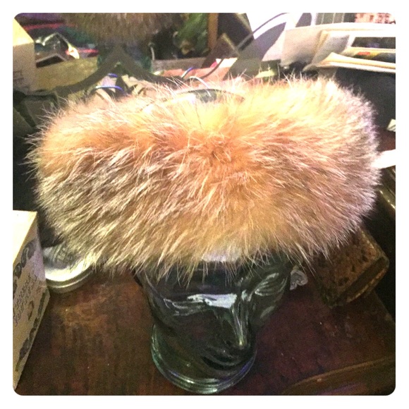 Real fox fur headband