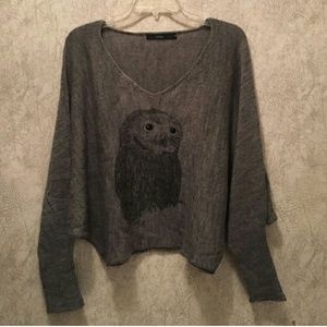 LF owl sweater