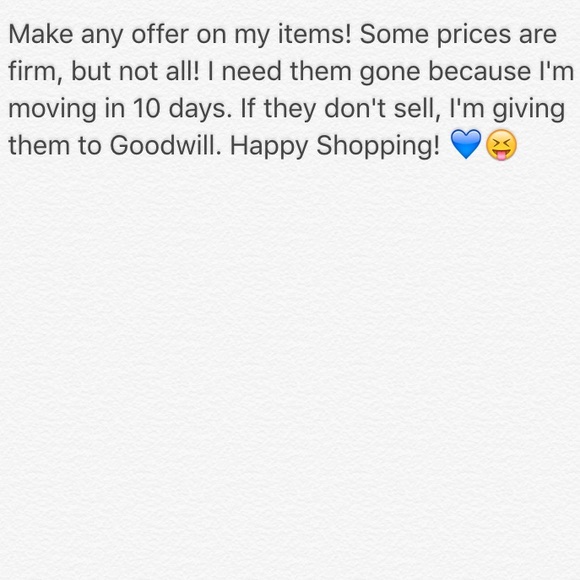 Make offers!!