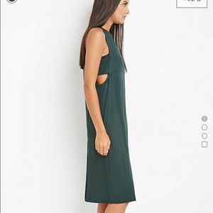 🎉HP 🎉 Forever 21 Contemporary Cut out Midi Dress