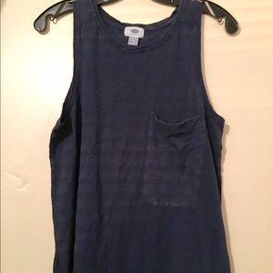 Blue tank top size small