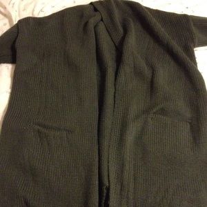 Chunky green cardigan