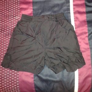Silk high waisted shorts