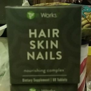 Brand new box of hair skin and nails