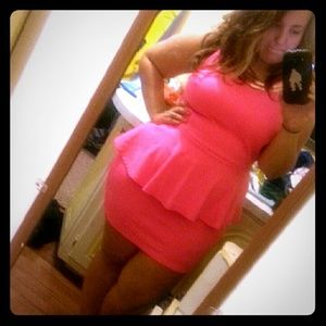 Boutique Peplum Dress