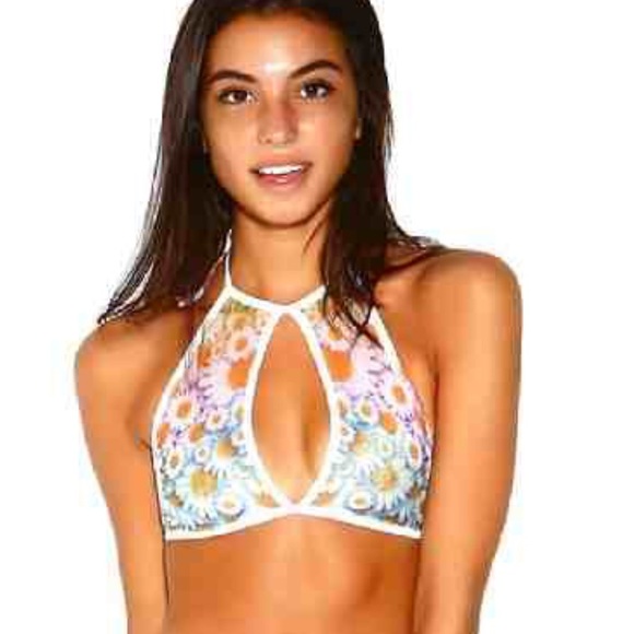 Rave Mesh keyhole top