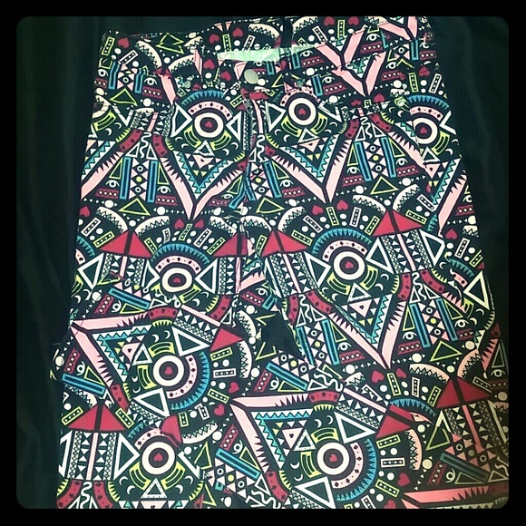 Neon Printed Pants