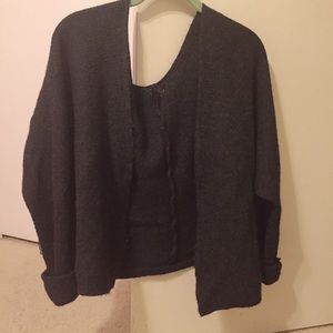 Brandy melville black Caroline cardigan