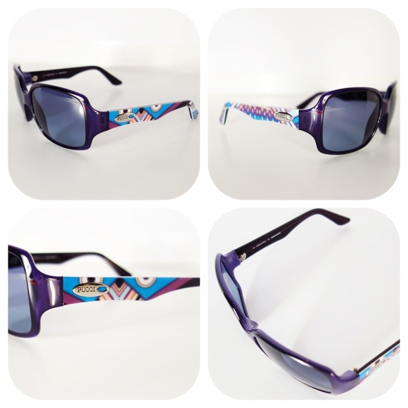 $445 NEW w/ Box, Case & Cards PUCCI SUNGLASSES Cat-Eye Sunglasses with Rhinestones – PUCCI Online Store main image 3