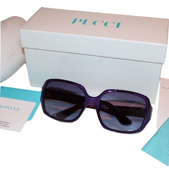$445 New Pucci Sunglasses w/ Case & Cards main image 7