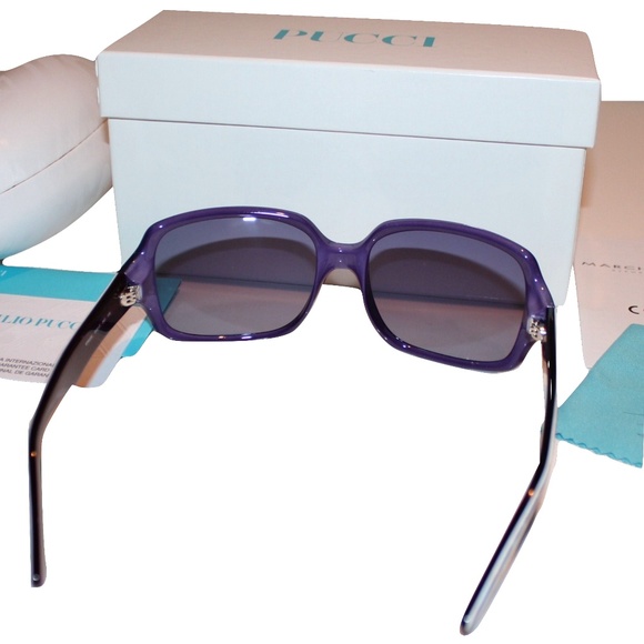 $445 New Pucci Sunglasses w/ Case & Cards